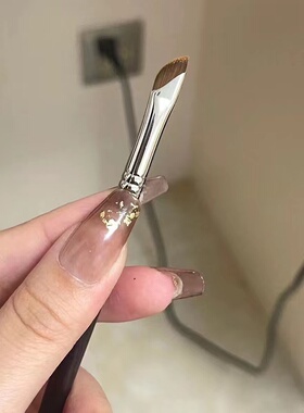 镰刀眼线刷超薄精细斜角扁头