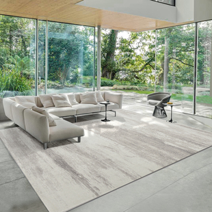 现代简约地毯客厅卧室地垫北欧高级感床边毯高级灰意式茶几毯轻奢