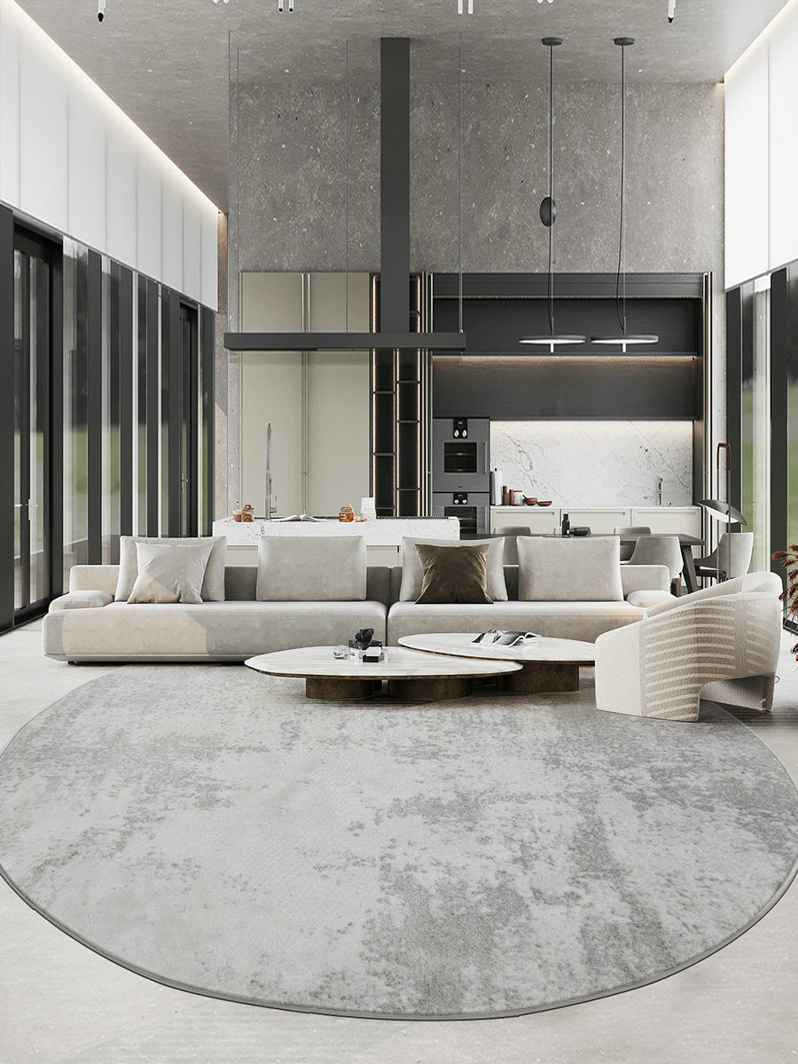 现代简单斯堪的纳维亚圆形客厅地毯卧室咖啡桌毯子欧式床边毯子家,居家布艺,地毯,淘宝优惠券,粉丝福利购,淘宝优惠卷