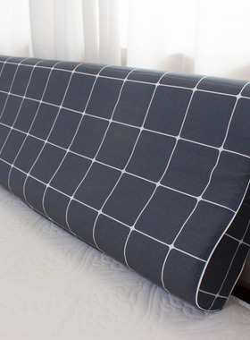 全棉长乳胶枕套单个40*65*150双人40X180记忆橡胶枕头套100%纯棉