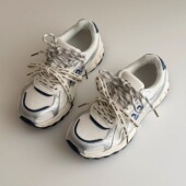 子女2026新款 爆款 银色老爹鞋 荔枝公园厚底休闲鞋 透气百搭小白鞋