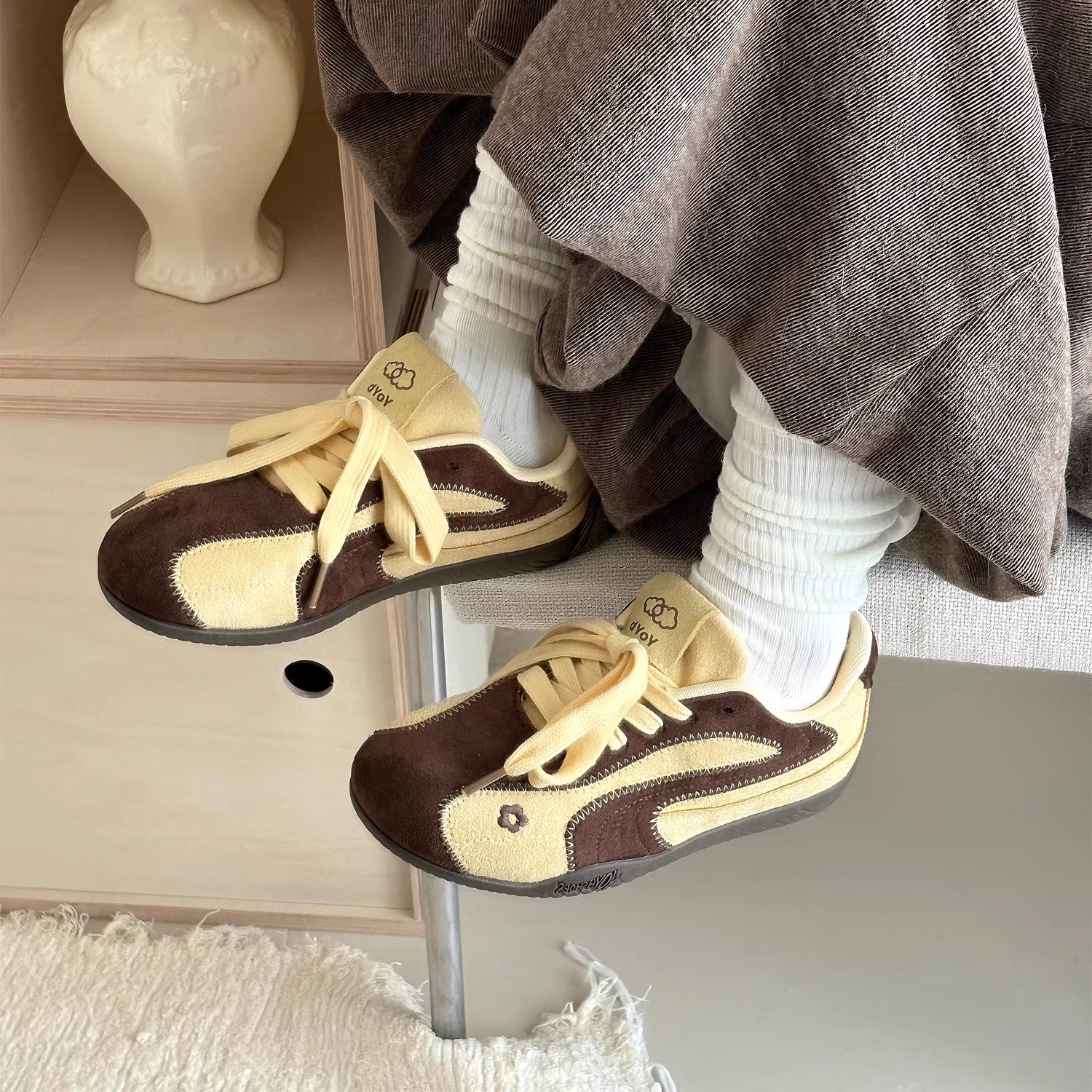 板鞋女2025秋季女鞋ins赛车鞋