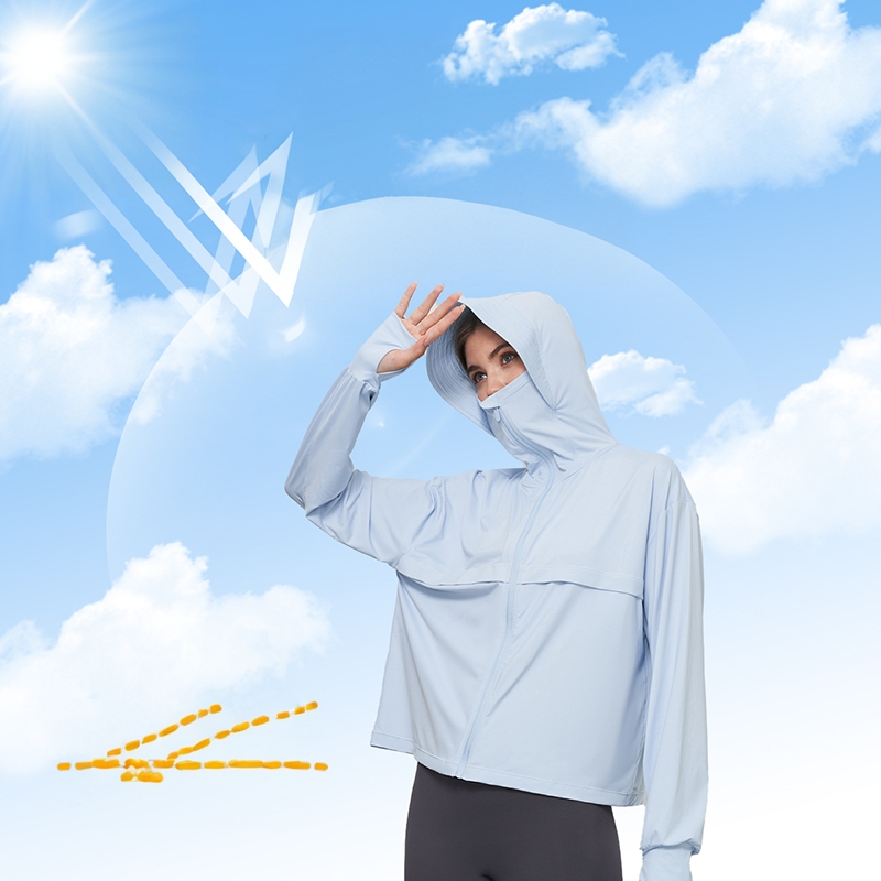 韩国letsslim防晒衣防紫外线upf50透气户外春夏冰丝户外防晒