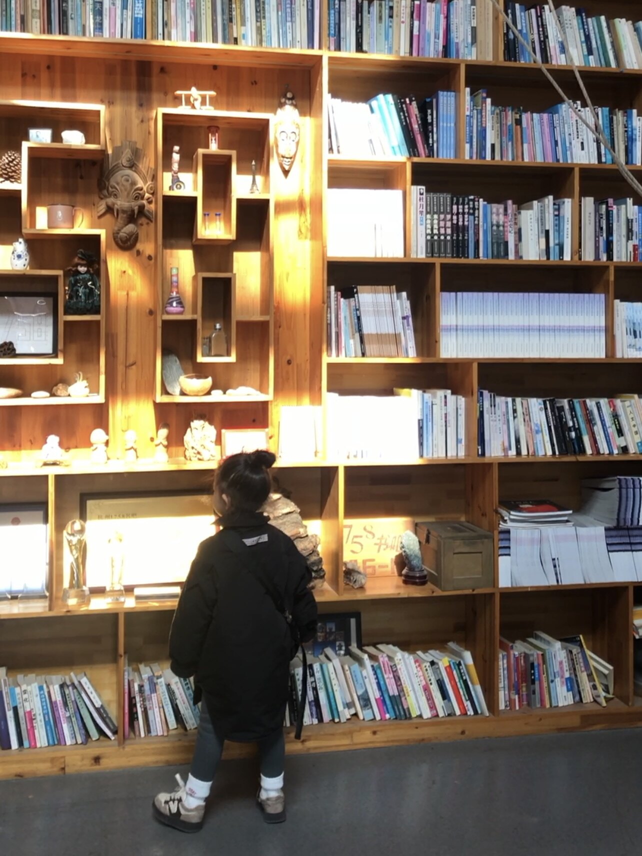 뷰티 시티 아동 패딩 셔츠 자켓 루즈한 롱 대형 버전 중형 및 대형 어린이 부모-자녀에게 적합 슈퍼 패셔너블