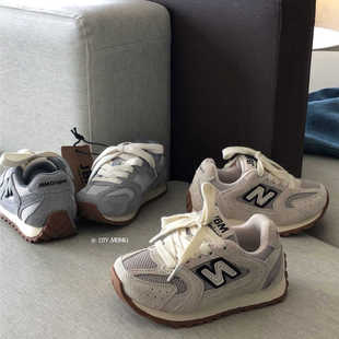 美妞之城JBM字母运动鞋休闲鞋洋气女童鞋子