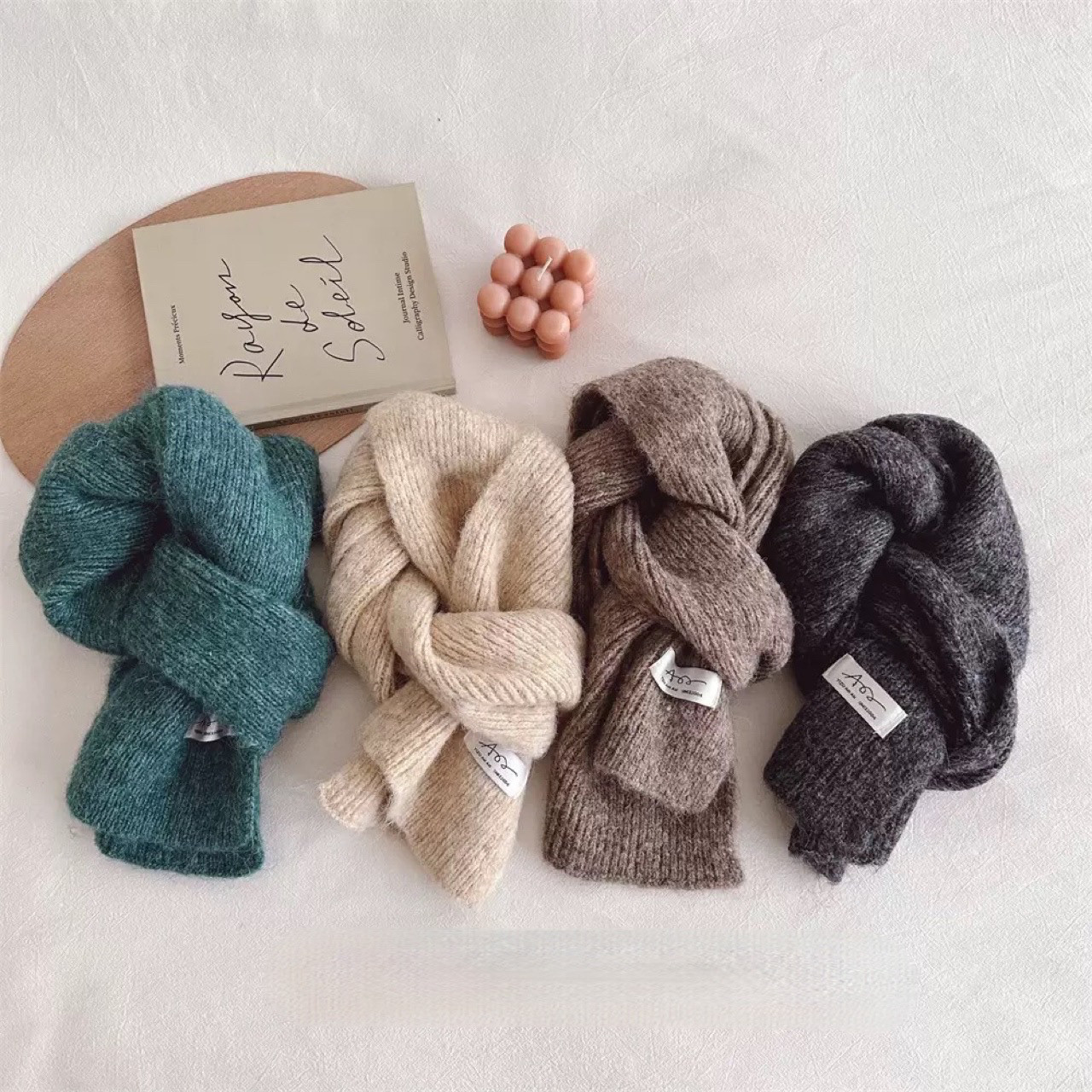 儿童围巾 复古色混线潮童混纱针织围脖加厚保暖,童装/婴儿装/亲子装,围巾,淘宝优惠券,粉丝福利购,淘宝优惠卷