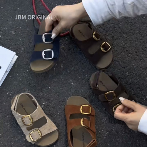 洋气夏季JBM新款女孩凉鞋勃肯鞋
