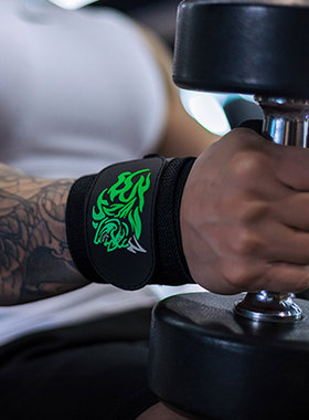 devil恶魔专业健身护腕男力量训练卧推举重加压手腕护带男女同款