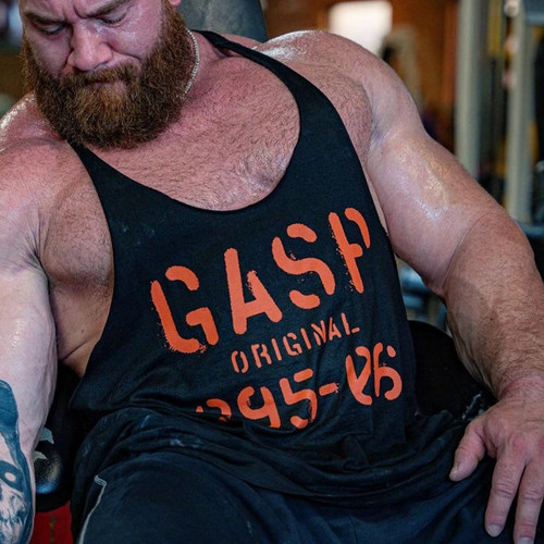 GASP粗犷风两根筋工字背心