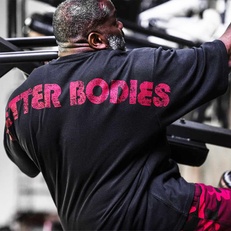 BETTER BODIES加厚保暖训练透气健身健美新款大码运动宽松短袖