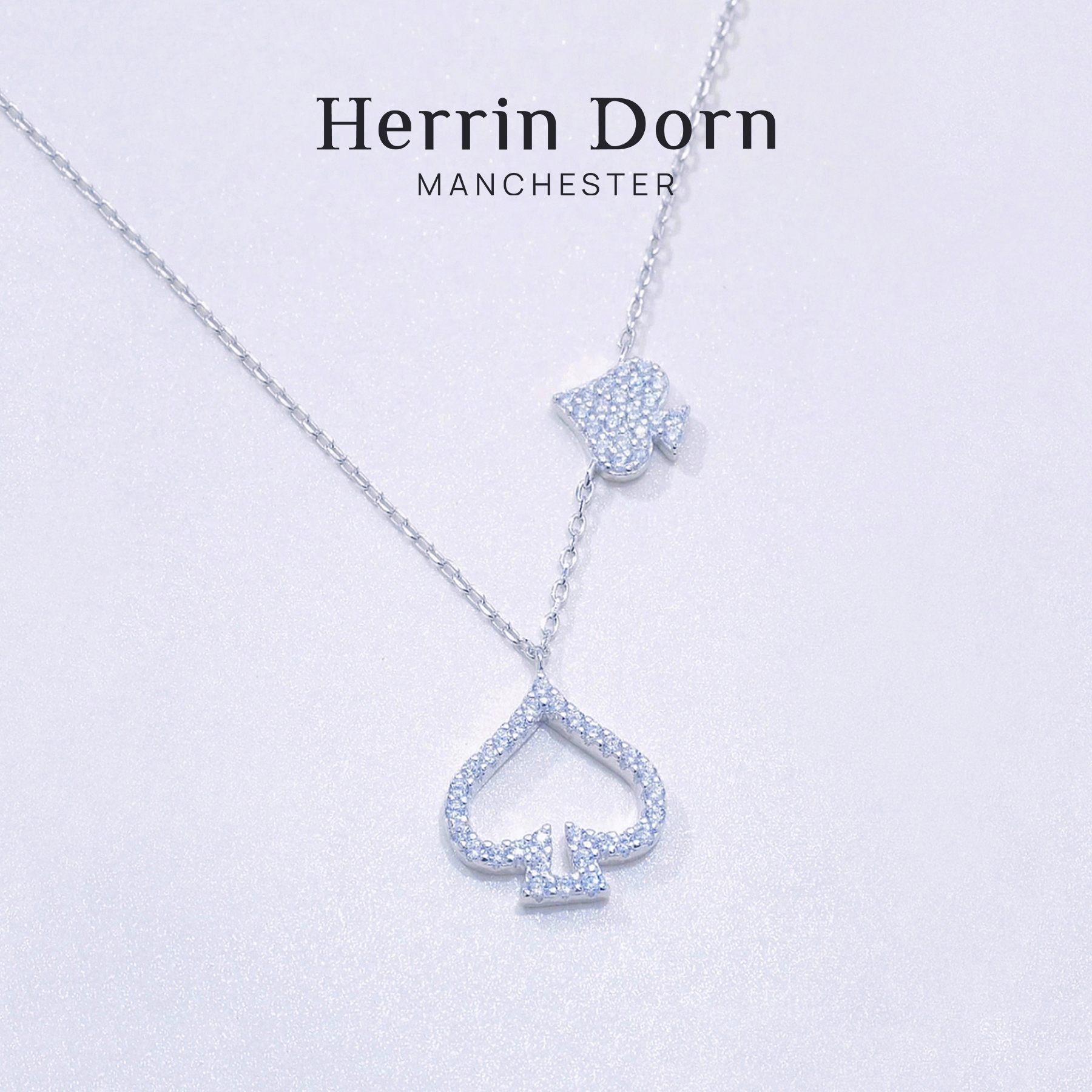 HerrinDorn经典黑桃系列黑桃项链