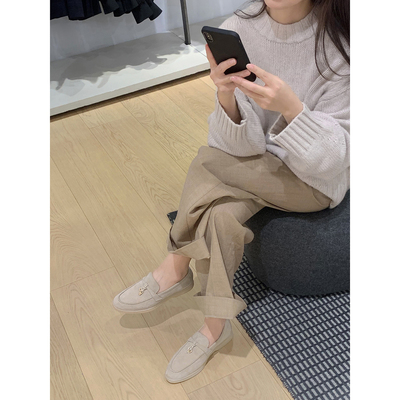 【benefanfan】越看越想穿的lp锁扣经典乐福鞋里外全皮慵懒小皮鞋