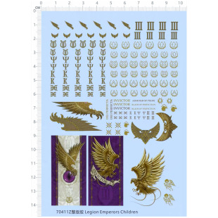 皇帝之子 Emperor's Children 兵团 战争战棋桌游水转印贴 70411Z