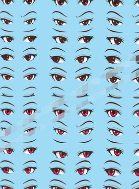 粘土手办人偶粘土软陶泥塑雕刻油泥陶艺眼睛水贴纸 61773O