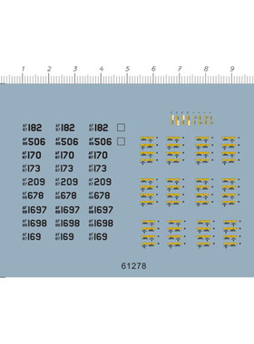 飞机模型 1:144 MO F-15E 战斗机(通用标志).专用水贴【61278】