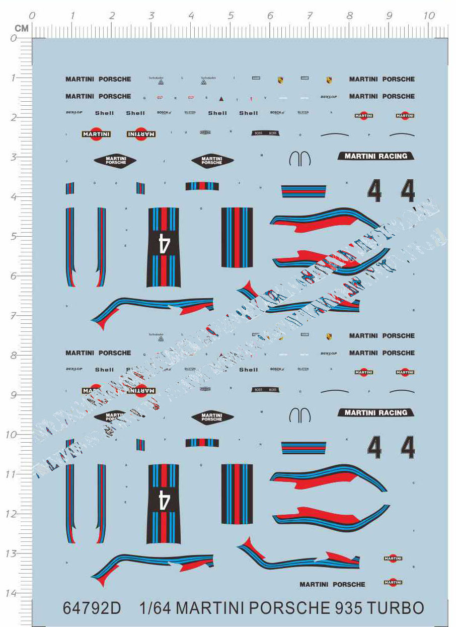 martini 935 Egg Girls马天尼保时捷1/64风火轮 64792D 10*14