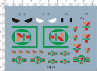 BEARGGUY 3 7-11 711 限定熊霸3 gd水贴纸 63834-14113 HG 7*10