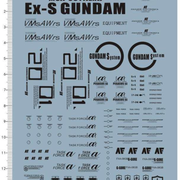 MG S GUNDAM s gundam gd水贴 5296