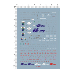 GD模型 HG 1/144 Turn A/Turn X 倒A /倒X 专用水转印贴纸 62529