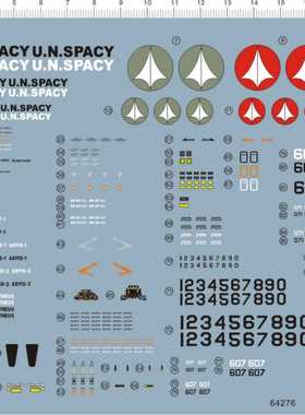 1/60 VT-1 VE-1 超时空要塞水贴纸 64276 14*21