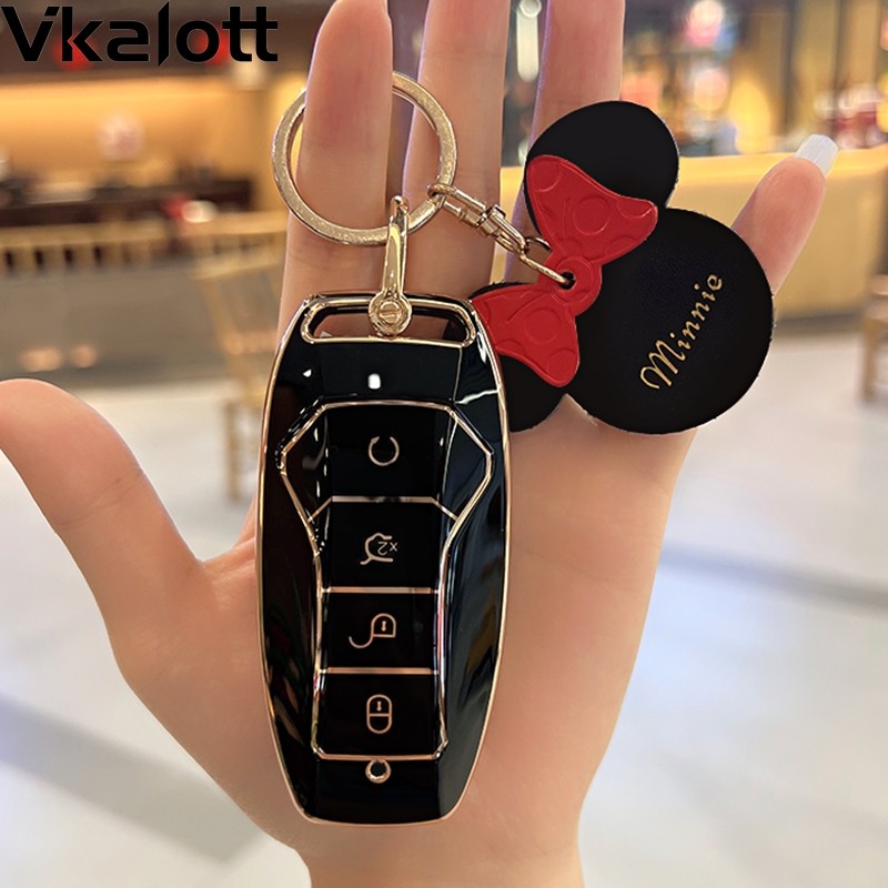 比亚迪宋prodmi钥匙套秦plusev驱逐舰05海豚唐汉dmi元宋plus壳扣