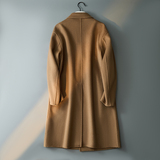 2024双面呢韩版呢子大衣简约毛呢外套风衣D203-546P555控798，男装风衣，电商D203(原钱塘6011)