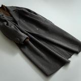 澳洲羊毛毛呢大衣长款英伦风风衣西装领外套绿色1851P575控958，男装风衣，电商D203(原钱塘6011)