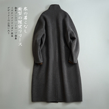 澳洲羊毛简欧阔版大翻领格雷系风衣毛呢双面呢大衣W058P525控729，男装毛呢大衣，电商D203(原钱塘6011)