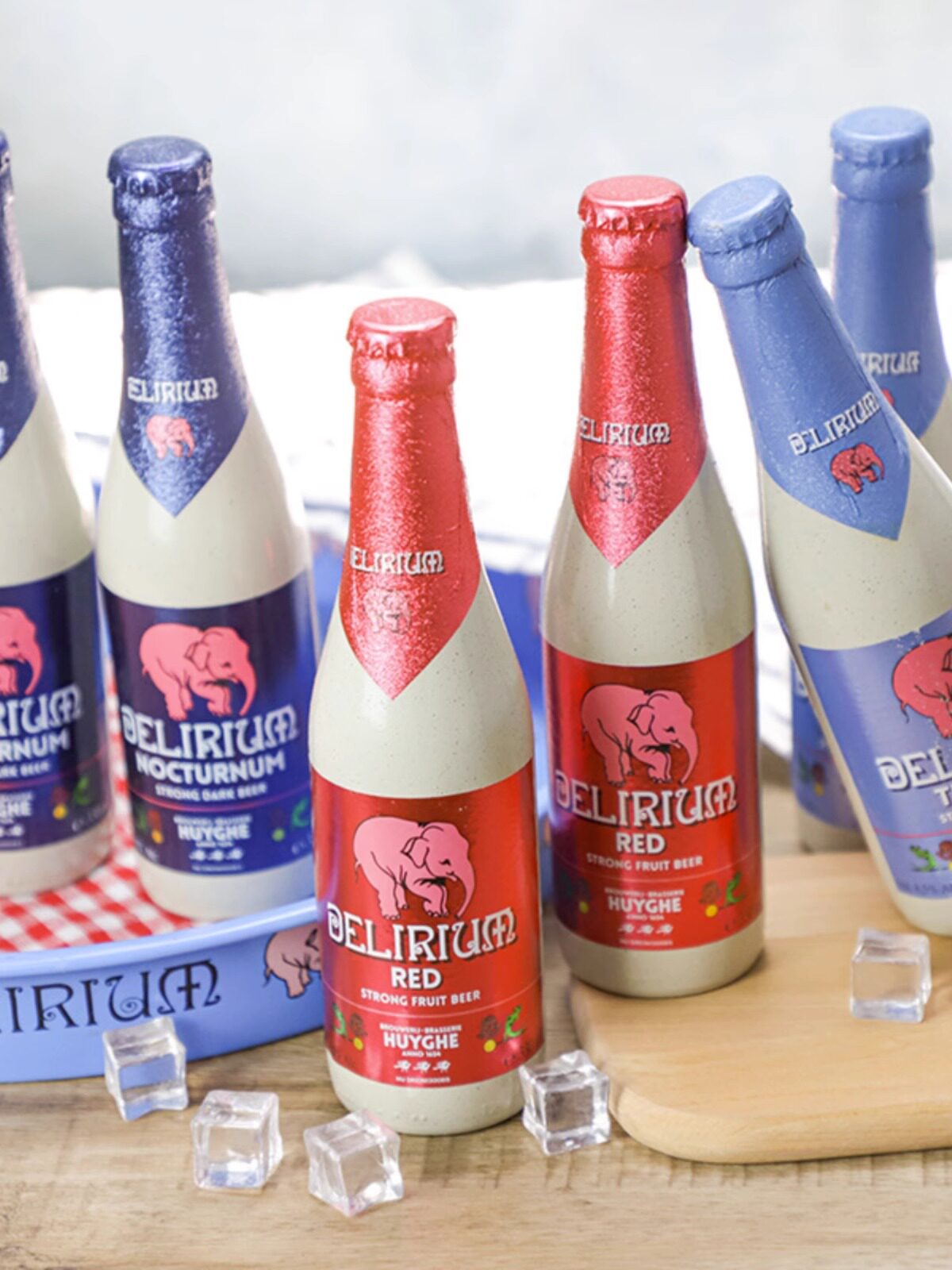 比利时进口小粉象啤酒樱桃深粉象圣诞矢身酒精酿酒