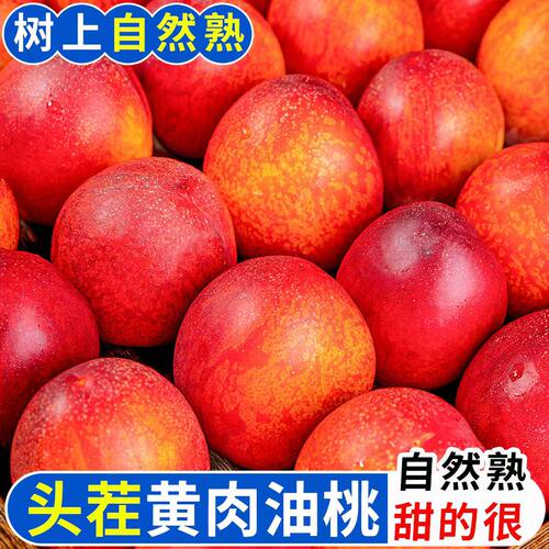 黄心油桃5斤应季大桃子新鲜水果当季水密桃整箱包邮孕妇蜜脆桃10