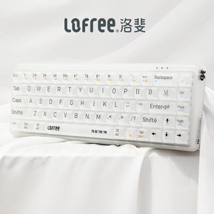 LOFREE洛斐迷雾1%机械键盘蓝牙连接双模办公游戏电竞ipad苹果安卓