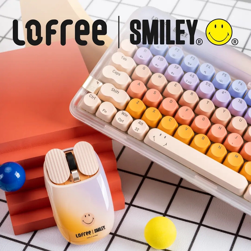 洛斐SMILEY笑脸联名款键盘鼠标