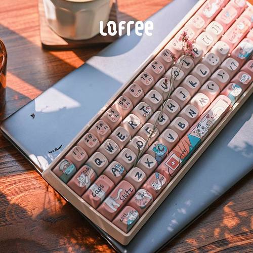 lofree原创设计小翘主题键帽PBT