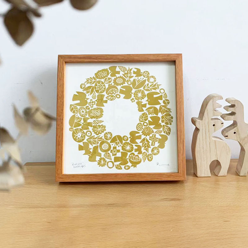 日式风橙子摆台zakk世界精致挂画