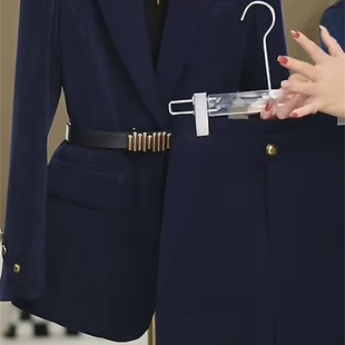 优雅御姐气质时髦正肩2025夏季 西装 高级感外套搭配垂感精致直筒裤