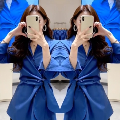 显白收腰纯色高级感知性韵味打底