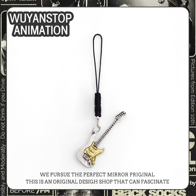 摇滚吉他拨片手机挂绳创意个性包包U盘挂件Airpods耳机保护套挂饰,3C数码配件,手机挂件/手机链,淘宝优惠券,粉丝福利购,淘宝优惠卷