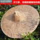 男女帽子斗笠斗签帽防雨防晒雨帽农用草帽头戴古风遮阳竹编竹子钓
