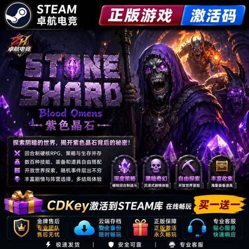 紫色晶石 正版Steam激活码CDKey入库Stoneshard全DLC角色扮演游戏