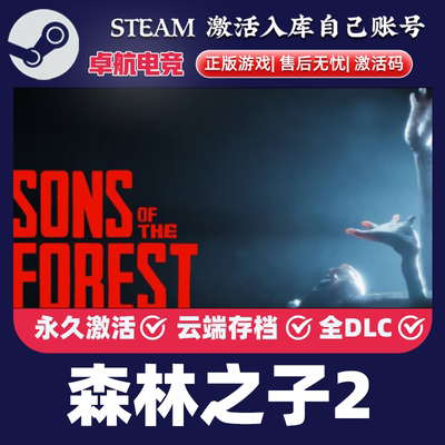 森林之子2 正版Steam激活码CDKey入库 son of forest 全DLC游戏