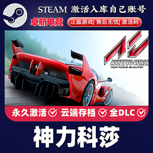 神力科莎 正版Steam激活码CDKey入库 Assetto Corsa全DLC竞速游戏