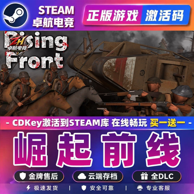 崛起前线 正版Steam激活码CDKey入库 Rising Front全DLC单机游戏