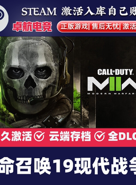steam正版 使命召唤19现代战争2 激活码CDKEY 全球区全DLC