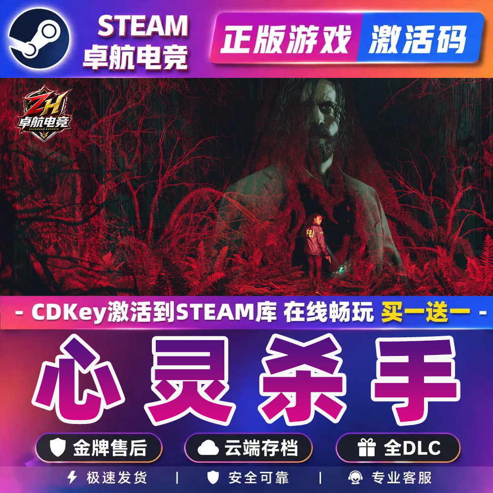 心灵杀手 正版Steam激活码CDKey入库 Alan Wake全DLC第三人称游戏