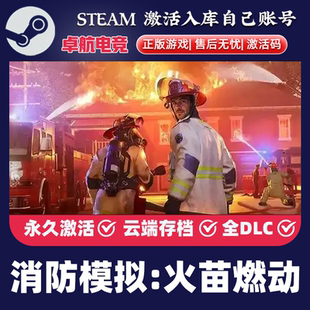 CDKey入库 消防模拟 Steam激活码 正版 全DLC动作模拟游戏 火苗燃动