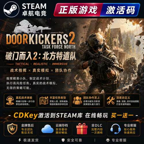 破门而入2北方特遣队正版Steam激活码CDKey入库全DLC即时战术游戏