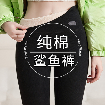 冬季外穿特厚加绒打底裤保暖