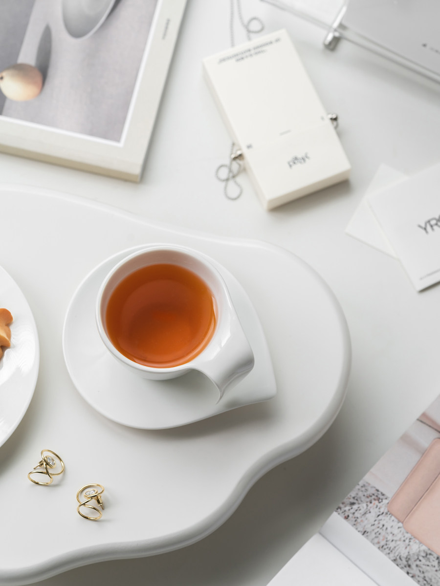 LIVINGPLUS NORDIC INS 데스크탑 트레이 장식 장식품 라이트 럭셔리 기하학 보관함 사진 소품