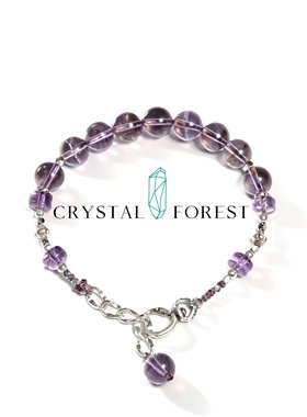 CFCO【星芒】天然巴西紫水晶梦幻时尚设计款水晶手链