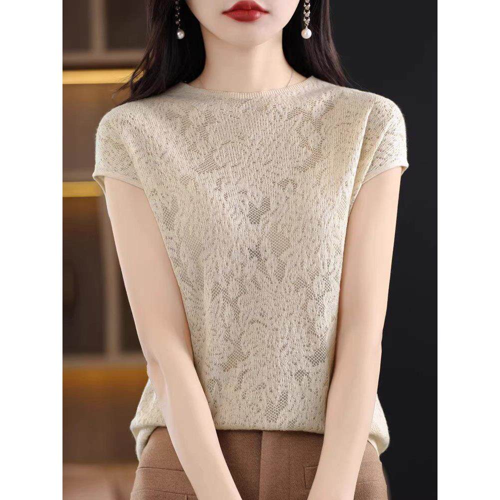 纪诗哲蕾丝打底衫女吊带内搭小众设计高级感背心夏季外穿针织上衣